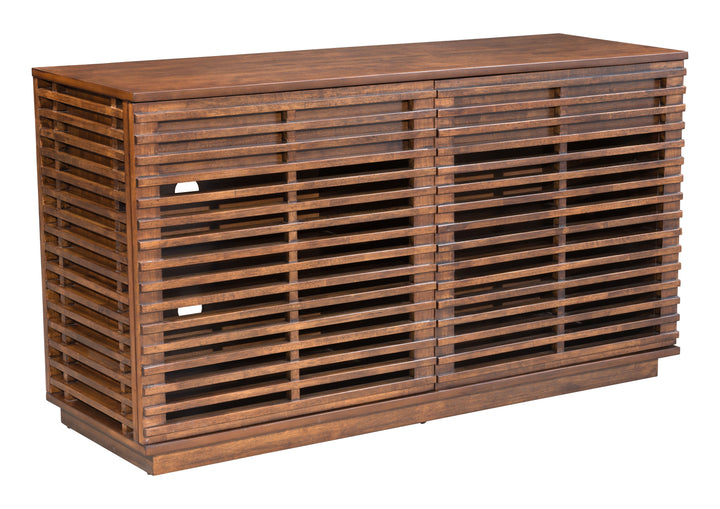 Zuo Linea Credenza Walnut