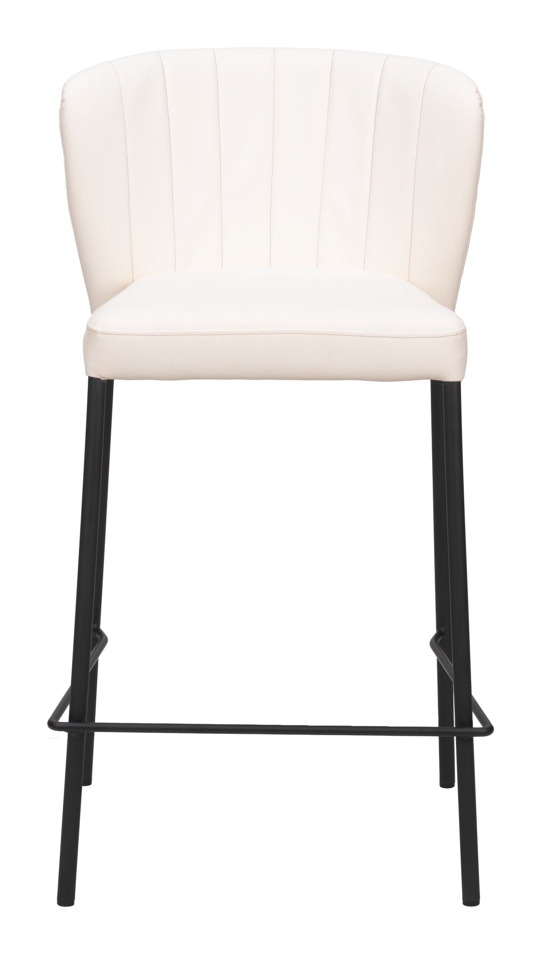 Zuo Linz Counter Stool (Set of 2) Cream