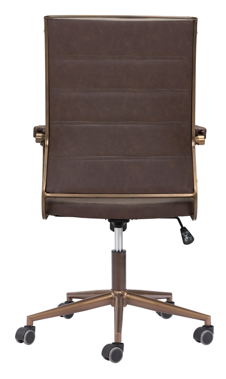 Zuo Auction Office Chair Espresso