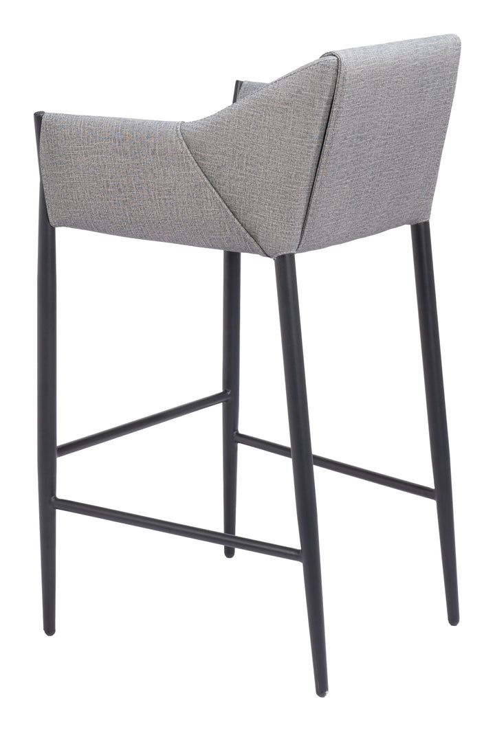 Zuo Andover Barstool Slate Gray