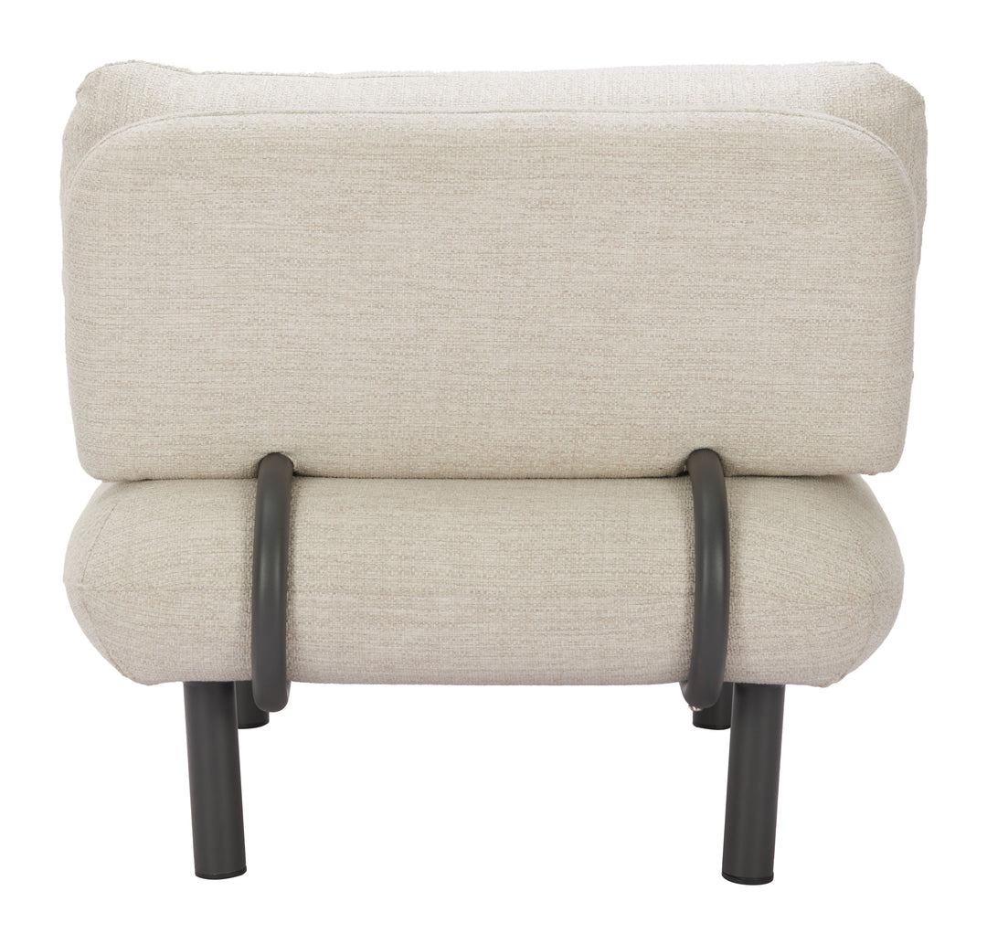 Zuo Aperto Accent Chair Beige