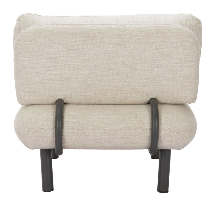 Zuo Aperto Accent Chair Beige