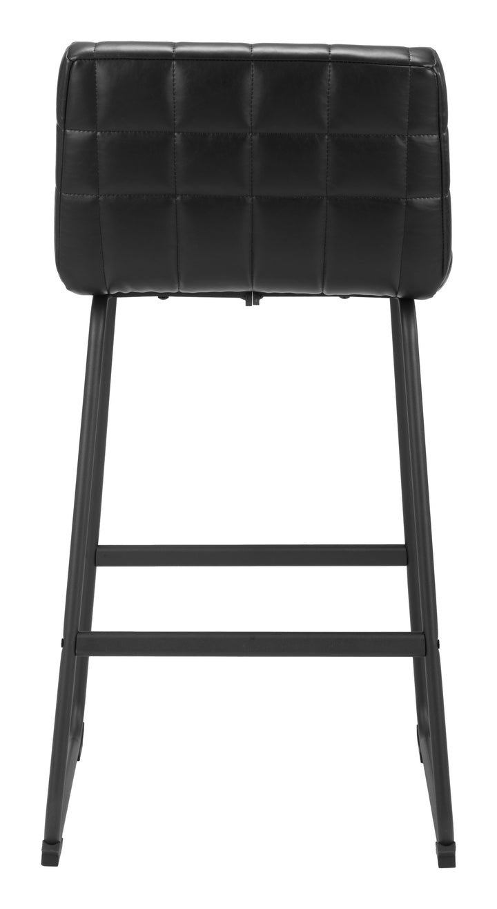 Zuo Pago Barstool (Set of 2) Black