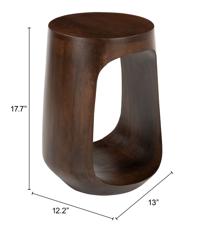 Zuo Okno Side Table Walnut