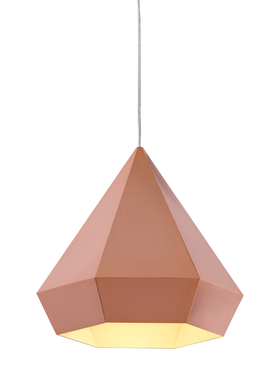 Zuo Forecast Ceiling Lamp Rose Gold