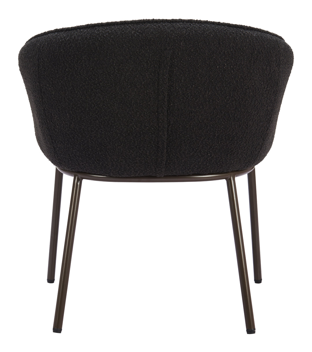 Zuo Essen Dining Chair Black & Bronze