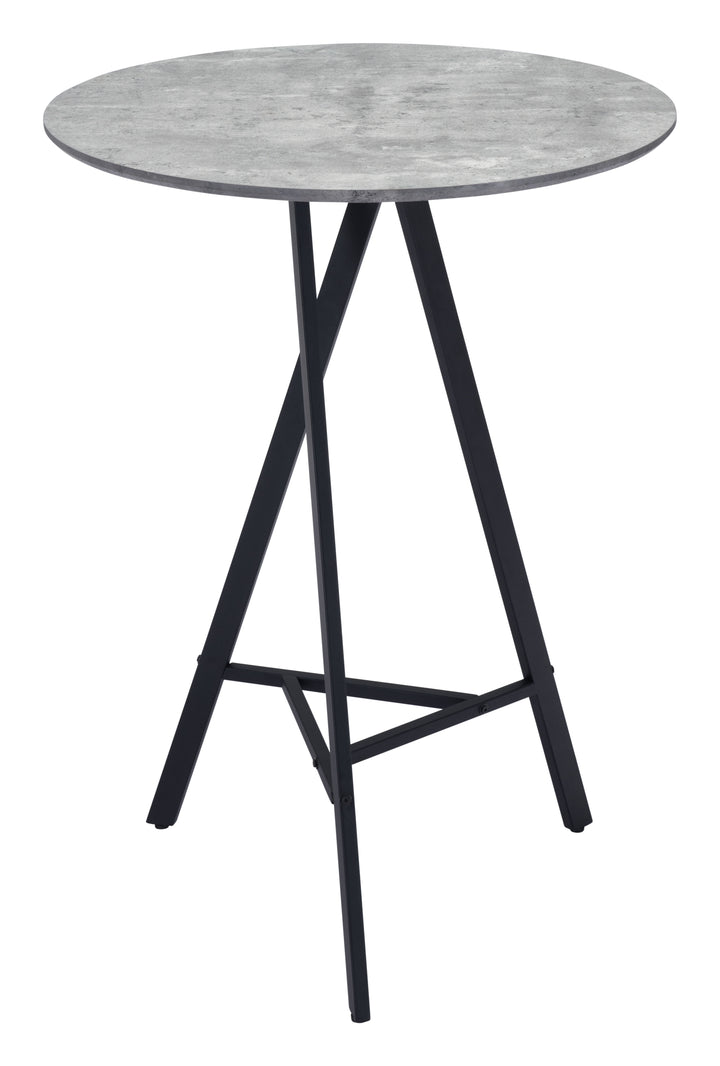 Zuo Metz Bar Table Gray