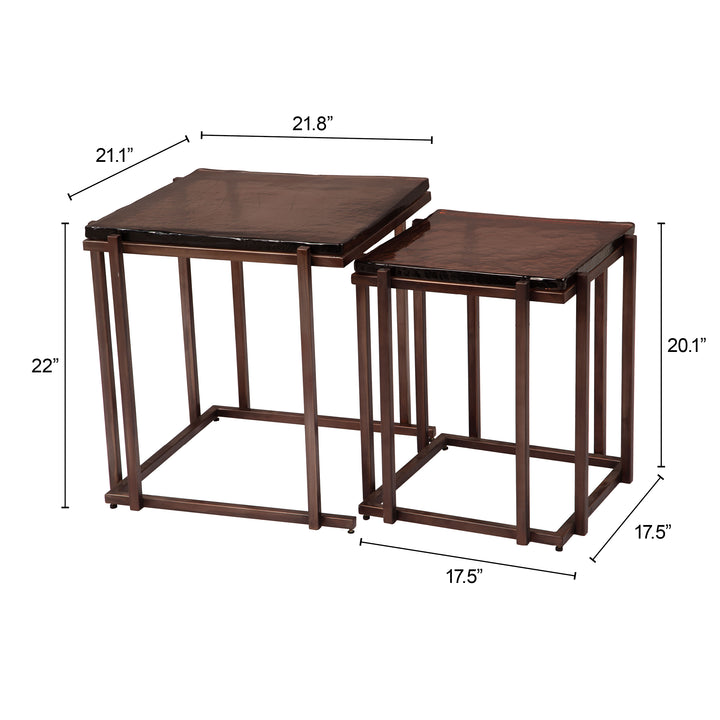 Zuo Shimai Nesting Tables (2-Piece) Bronze