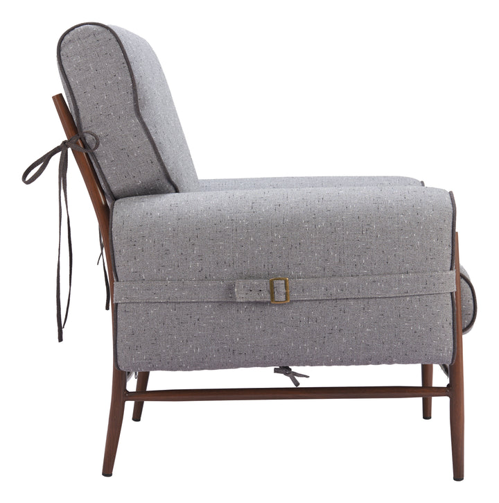 Zuo Klem Accent Chair Gray