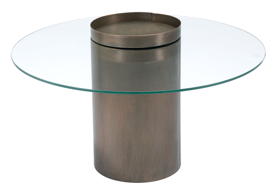 Zuo Emi Coffee Table Antique Bronze
