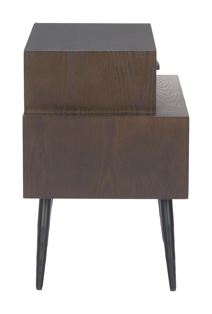 Zuo Mechy Side Table Brown