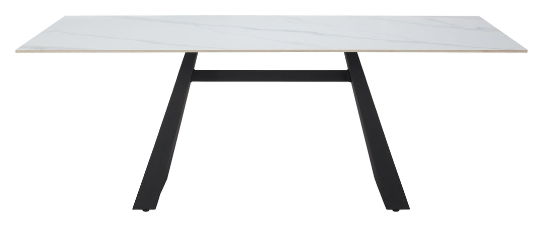 Zuo Inky Dining Table White