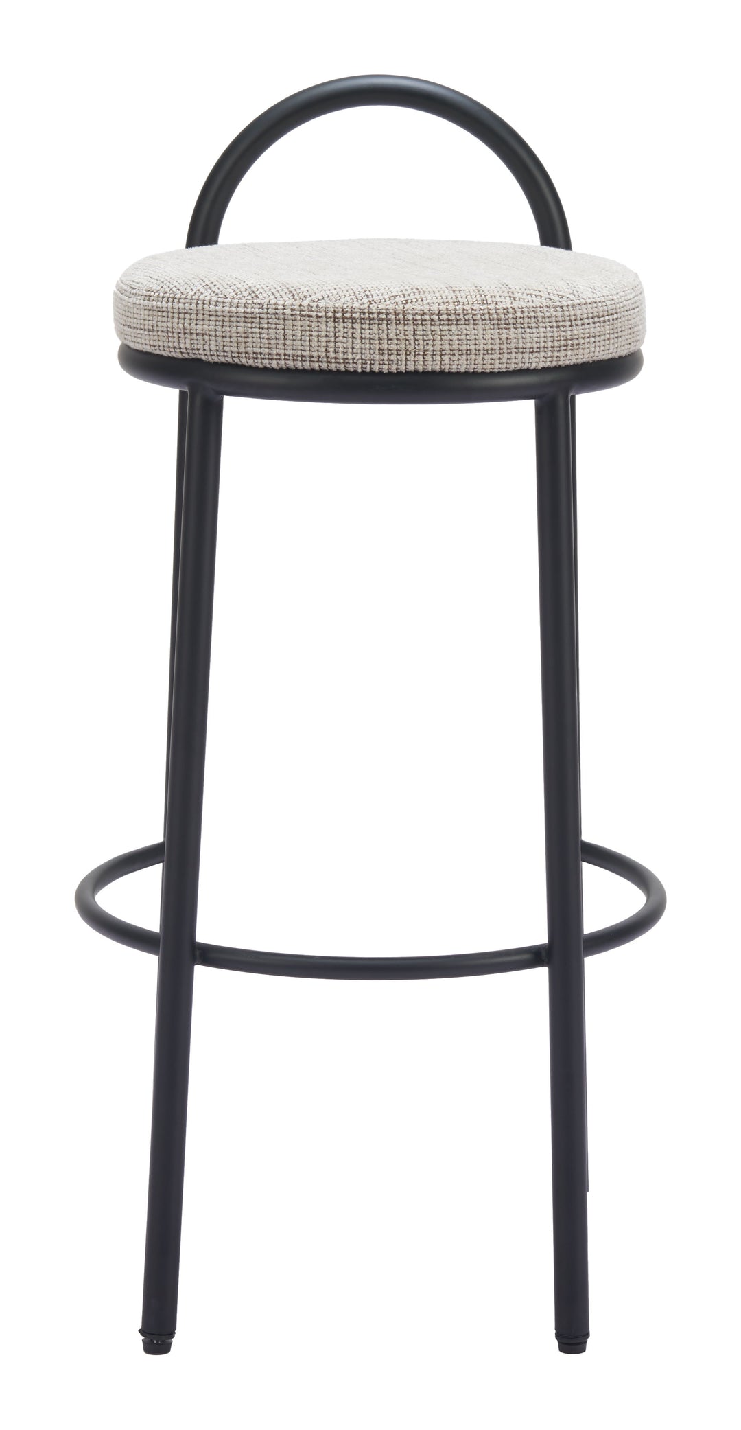 Zuo Sisal Barstool (Set of 2) Beige Tweed