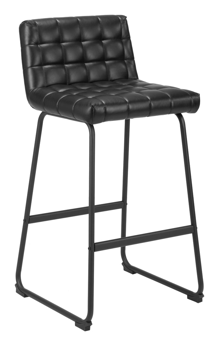 Zuo Pago Barstool (Set of 2) Black