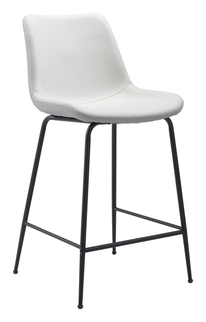 Zuo Byron Counter Stool White