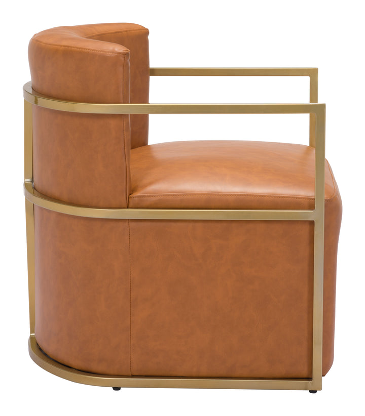 Zuo Xander Accent Chair Brown
