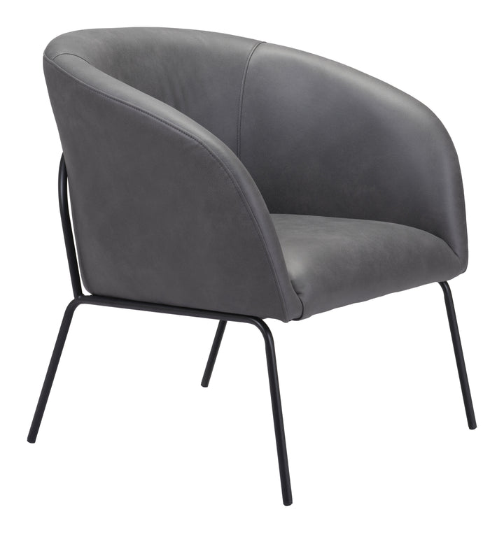 Zuo Quinten Accent Chair Vintage Gray