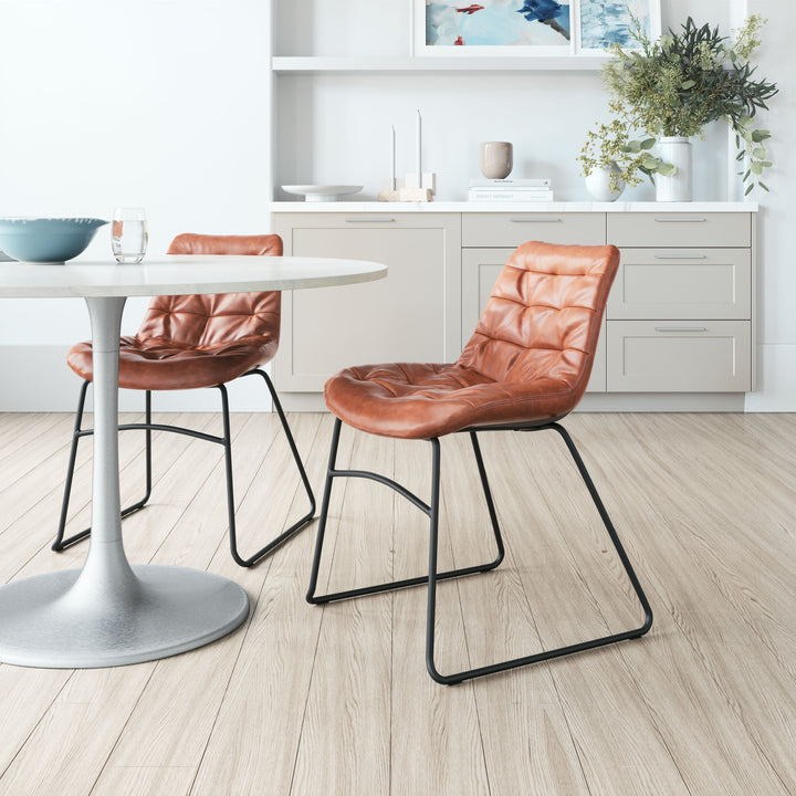 Zuo Tammy Dining Chair (Set of 2) Vintage Brown