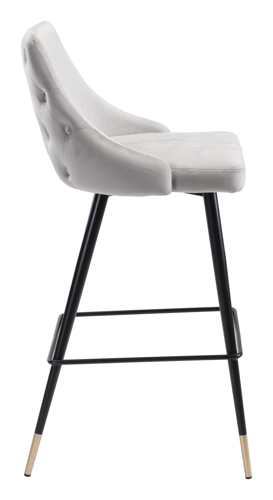 Zuo Piccolo Barstool Gray