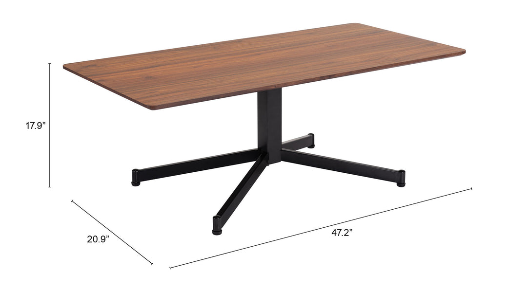 Zuo Mazzy Coffee Table Brown