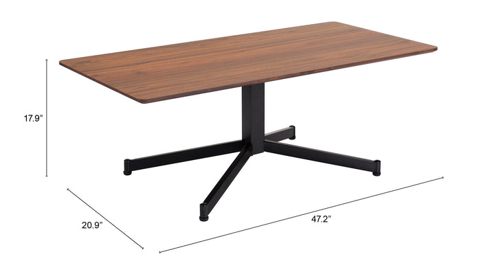 Zuo Mazzy Coffee Table Brown