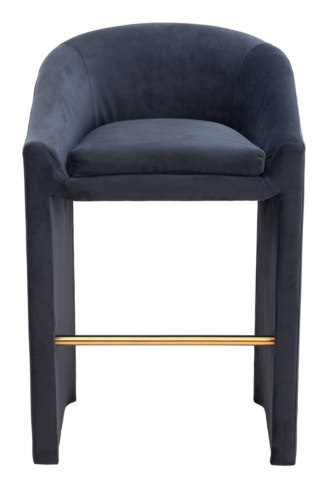 Zuo Emas Barstool Midnight Gray