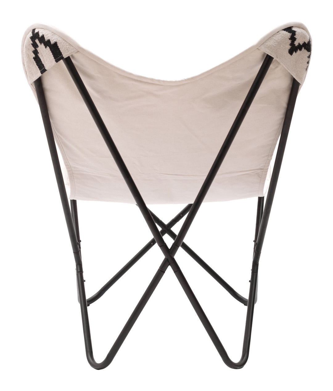 Zuo Rabat Accent Chair Beige & Black