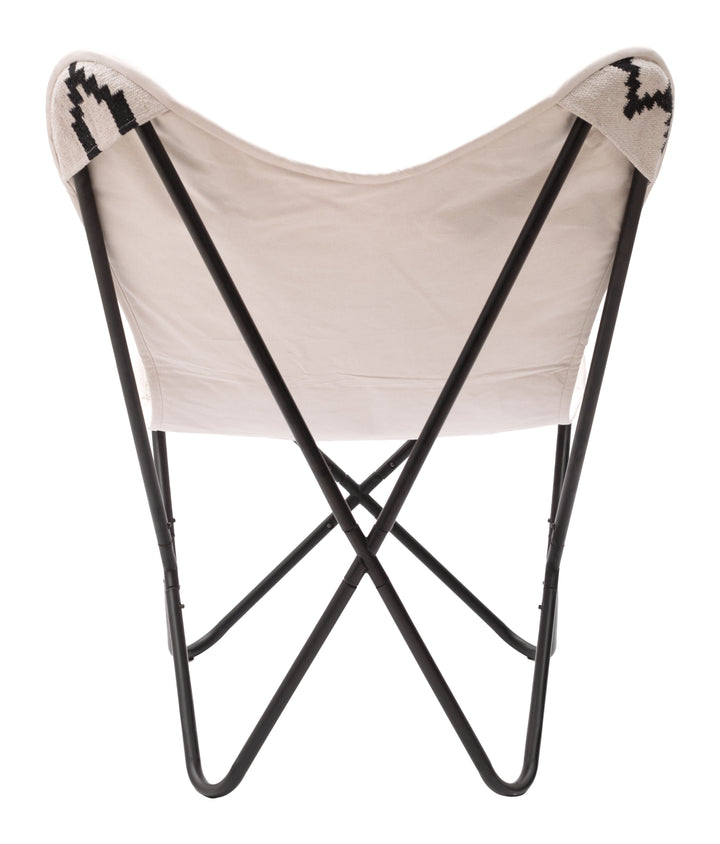 Zuo Rabat Accent Chair Beige & Black