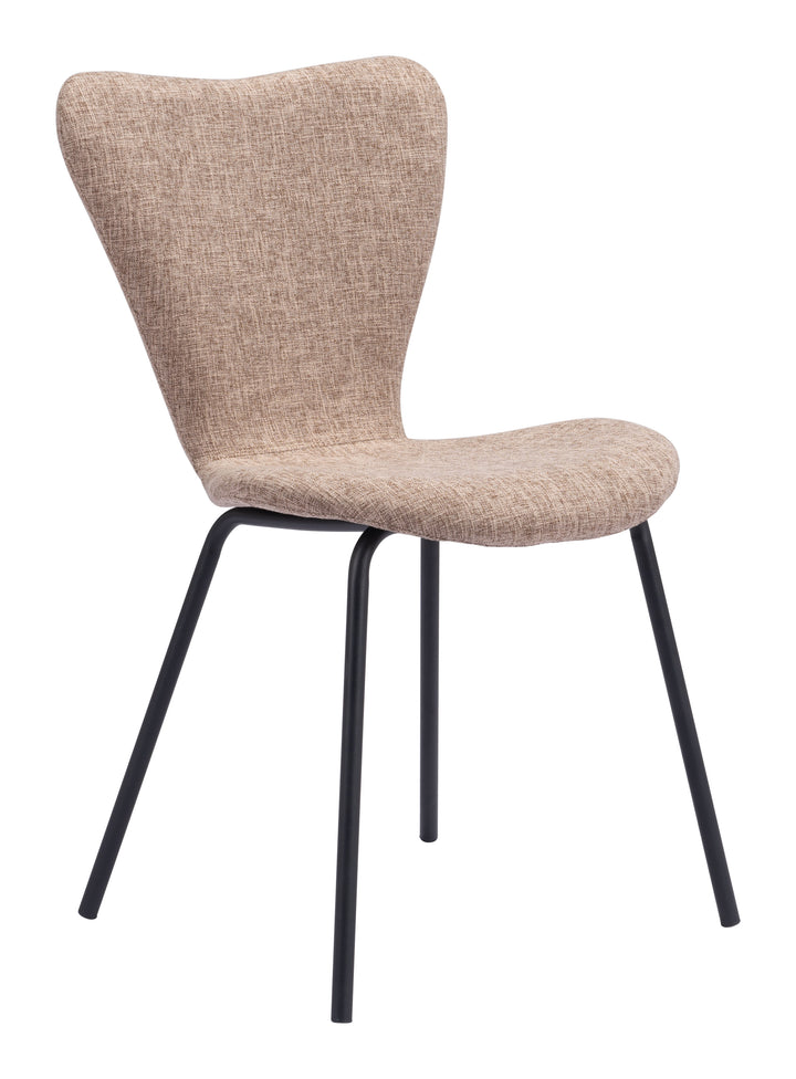 Zuo Tollo Dining Chair (Set of 2) Brown