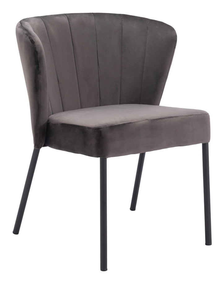 Zuo Aimee Dining Chair (Set of 2) Gray