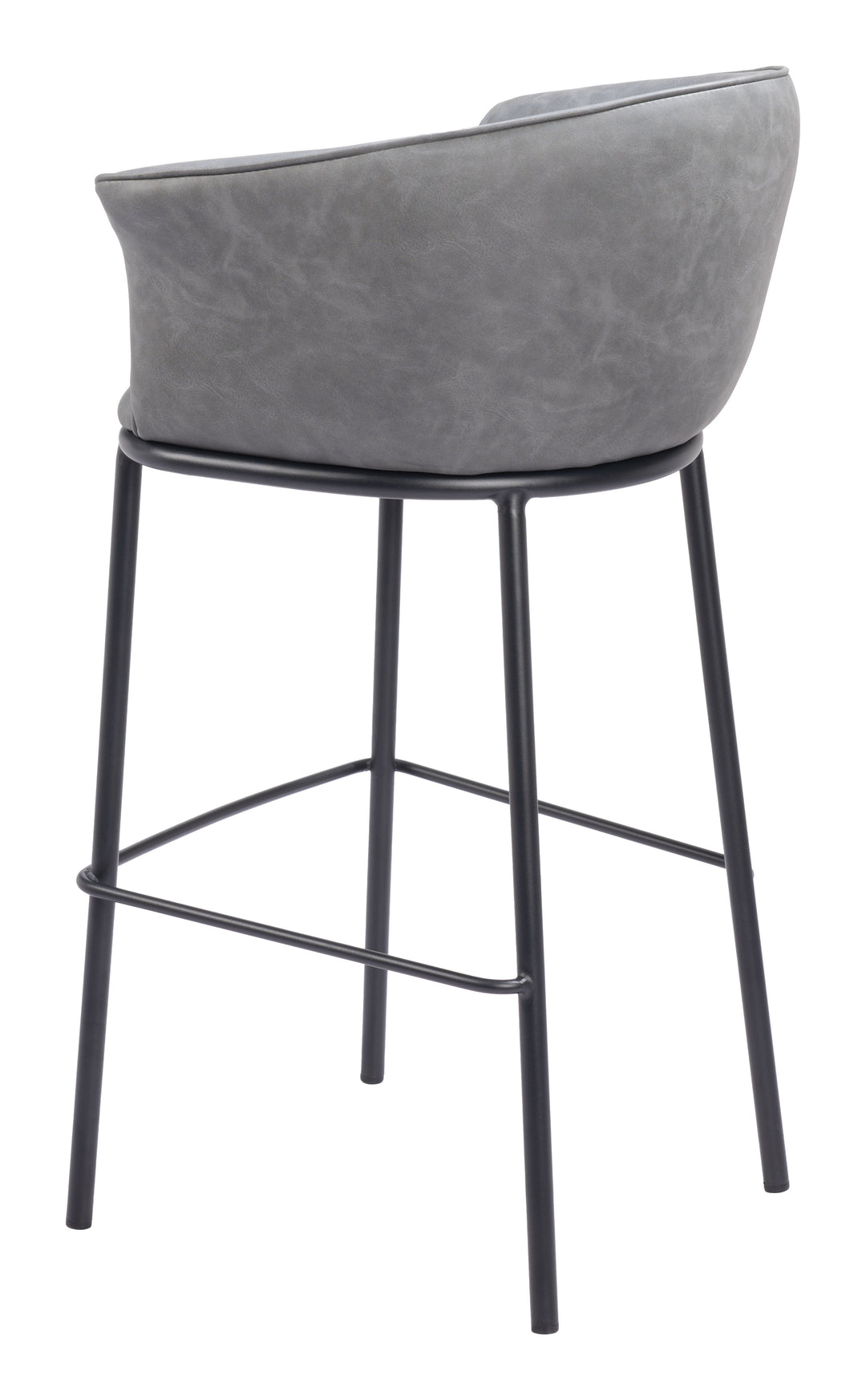 Zuo Garston Barstool Gray