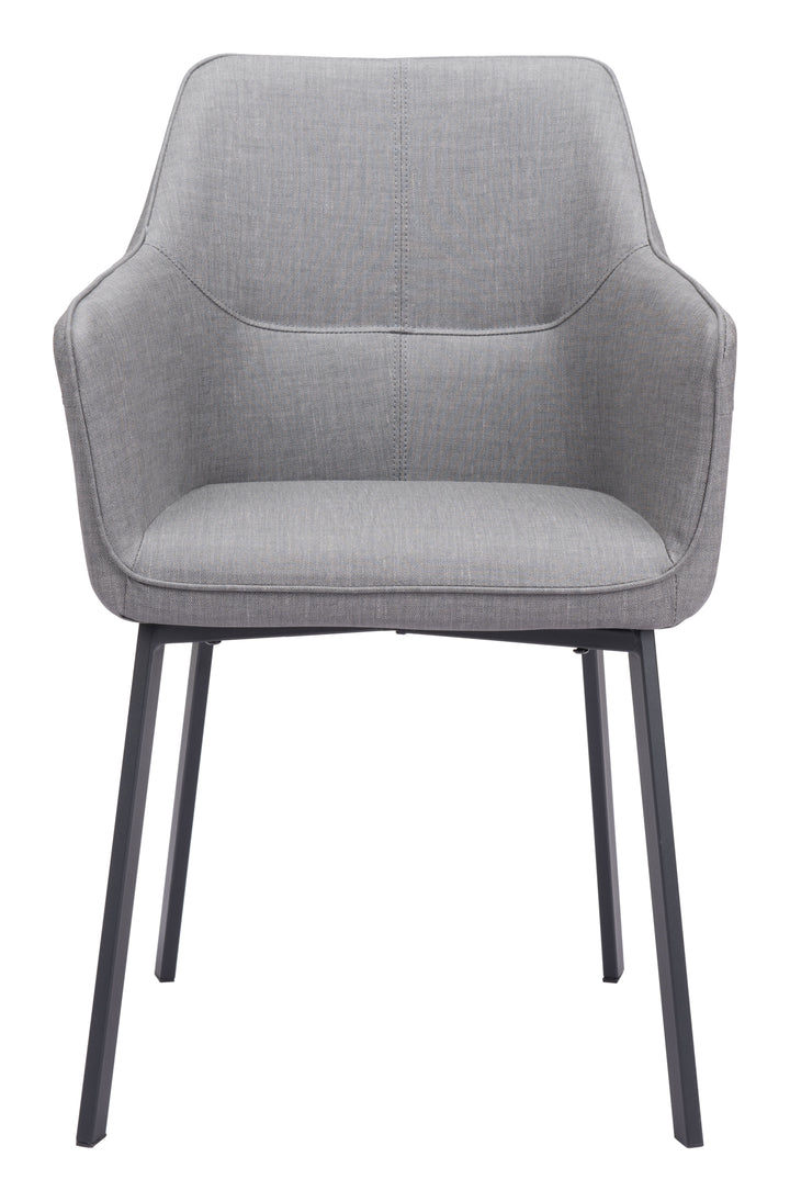 Zuo Adage Dining Chair (Set of 2) Gray