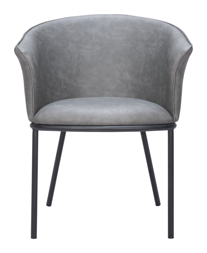 Zuo Garston Dining Chair Gray