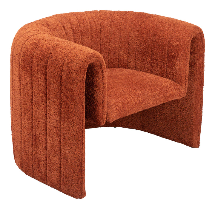 Zuo Viana Accent Chair Burnt Orange