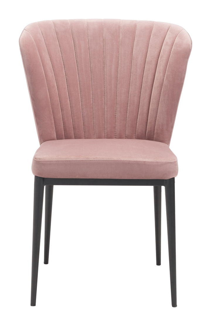 Zuo Tolivere Dining Chair (Set of 2) Pink