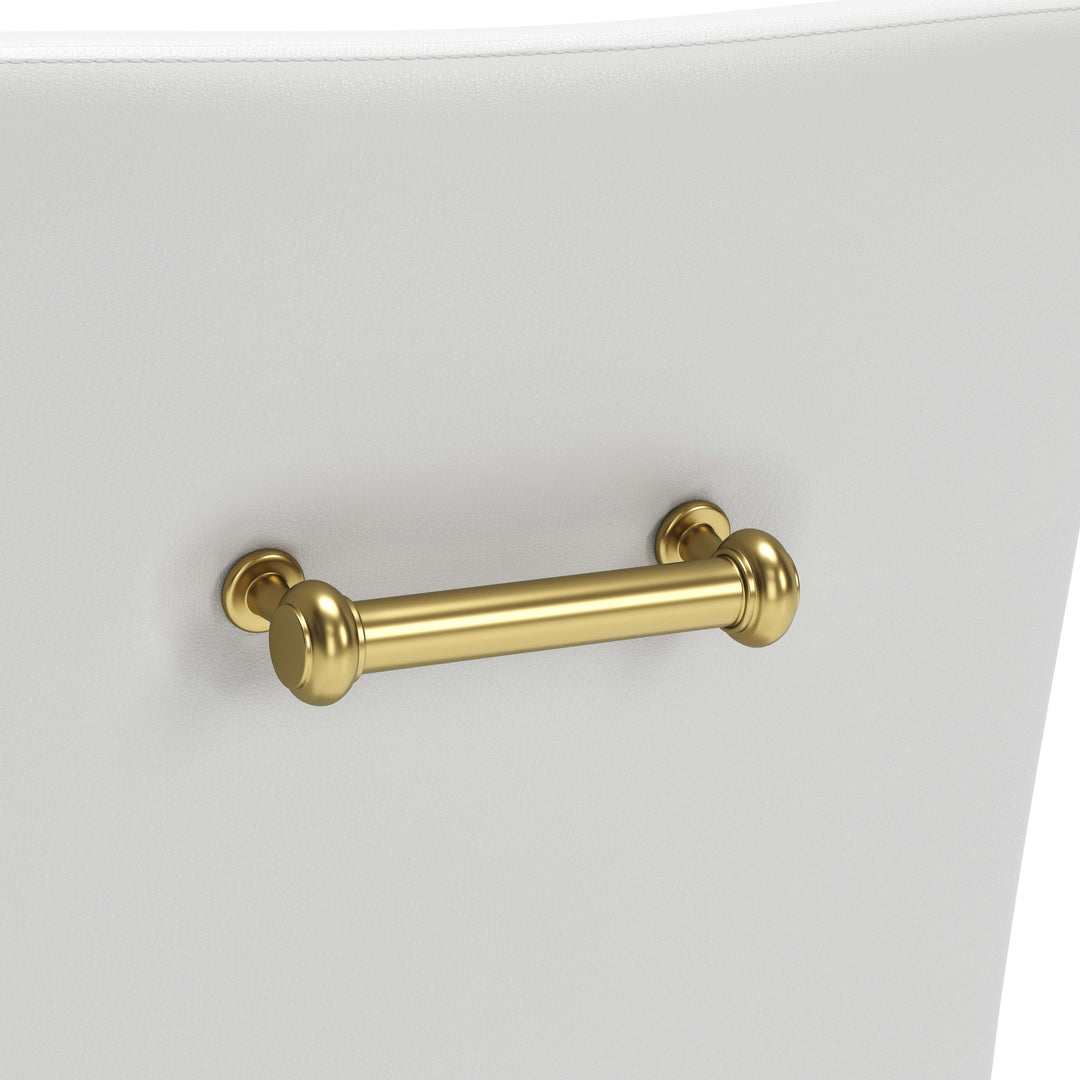 Zuo Maxine Dining Chair White & Gold
