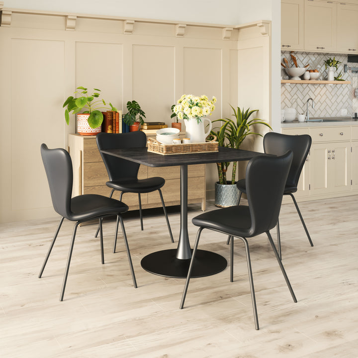 Zuo Torlo Dining Chair (Set of 2) Black