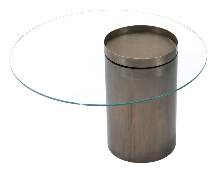 Zuo Emi Coffee Table Antique Bronze