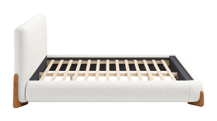 Zuo Baris King Bed Ivory