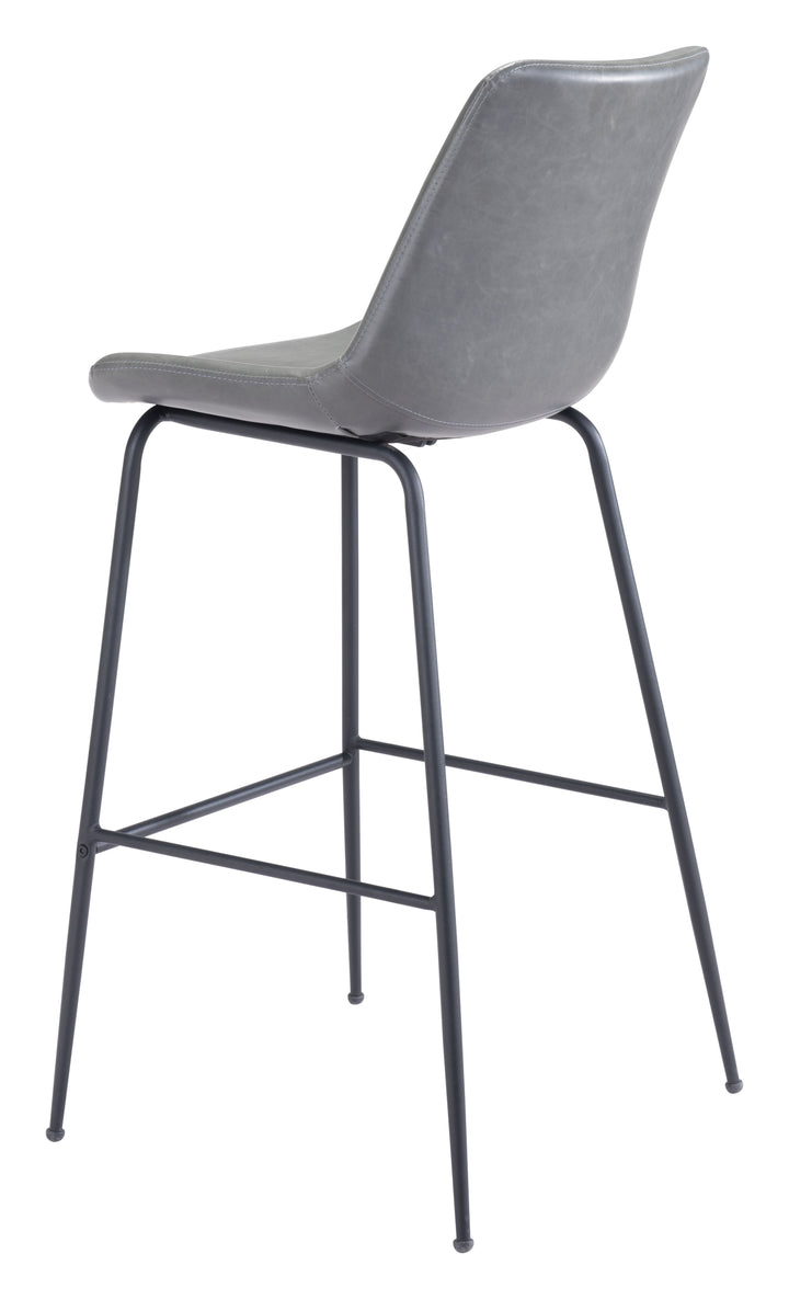 Zuo Byron Barstool Gray
