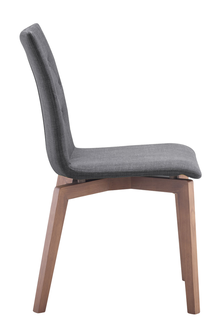 Zuo Orebro Dining Chair (Set of 2) Graphite