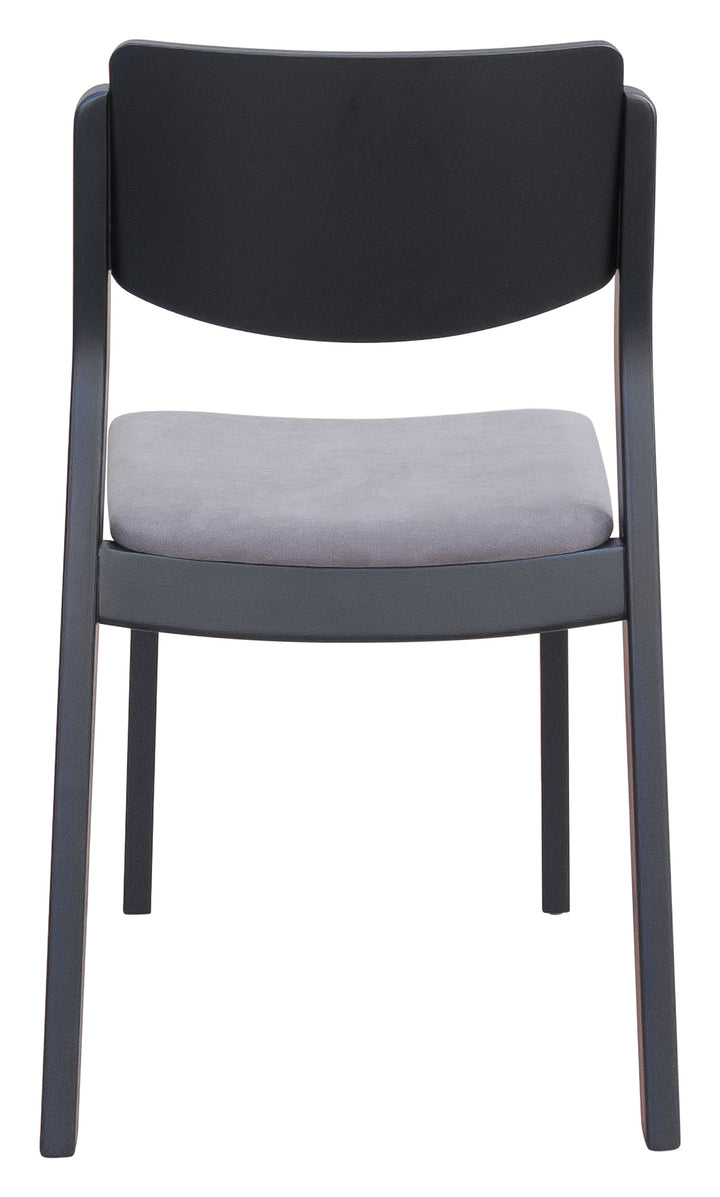 Zuo Desdamona Dining Chair (Set of 2) Gray & Black