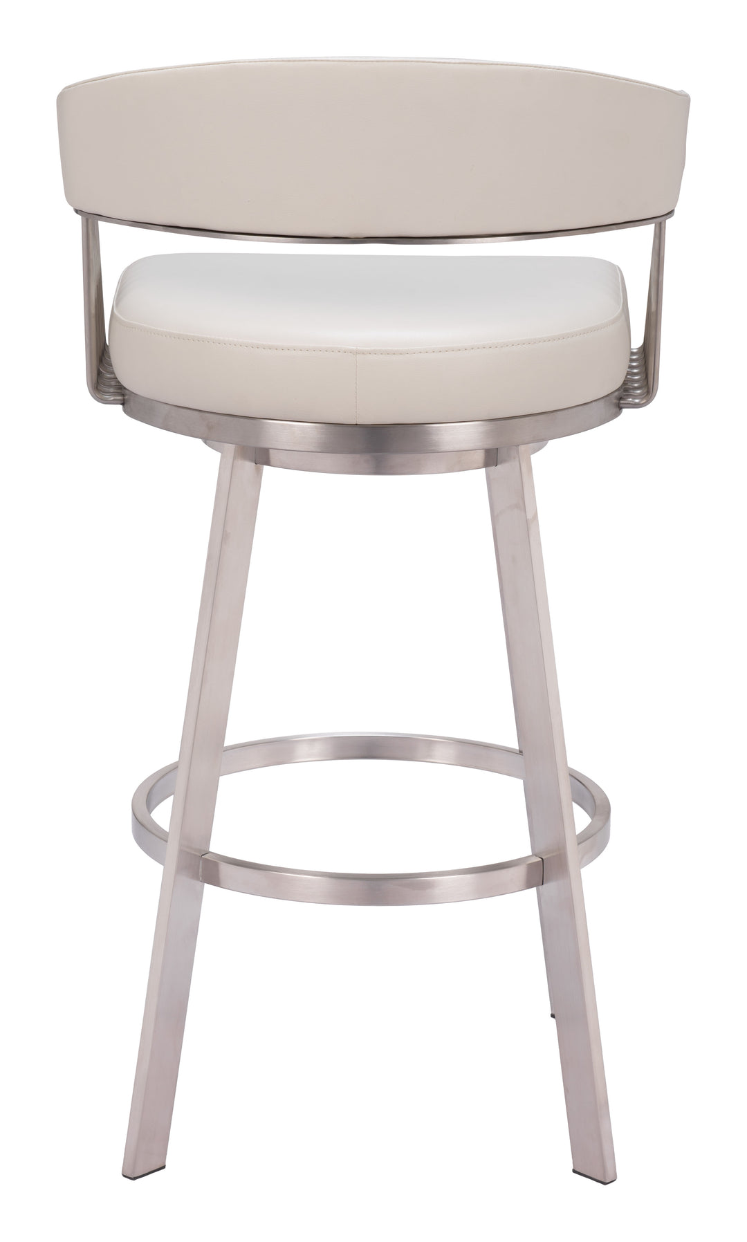 Zuo Bantry Swivel Barstool White