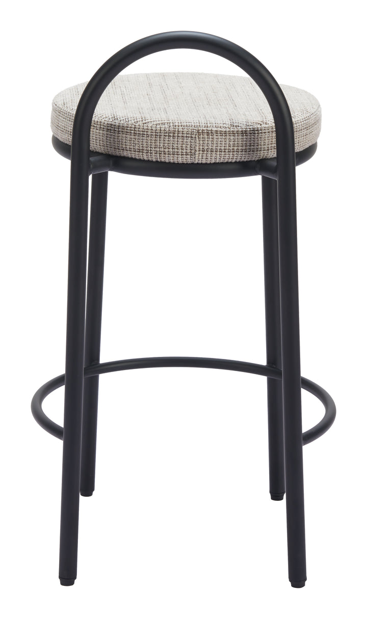 Zuo Sisal Counter Stool (Set of 2) Beige Tweed