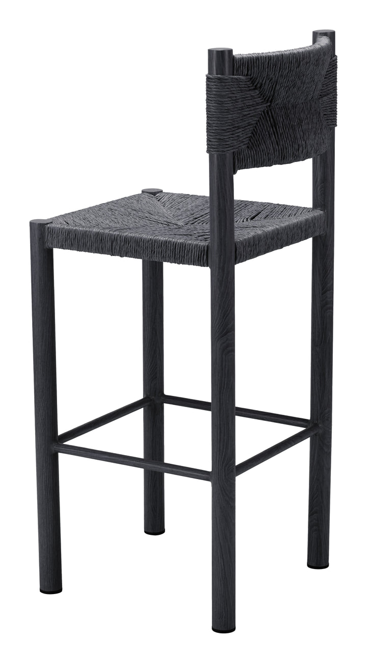 Zuo Iska Barstool (Set of 2) Black
