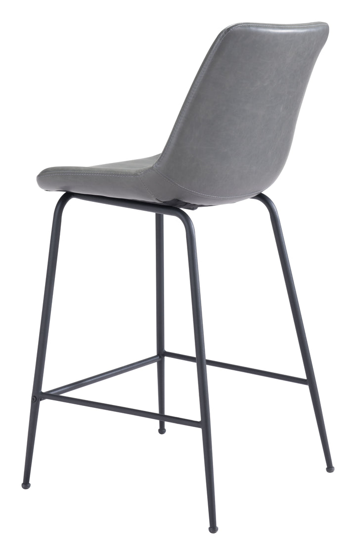 Zuo Byron Counter Stool Gray