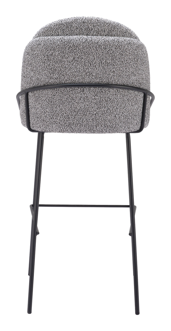 Zuo Jambi Barstool (Set of 2) Black & White