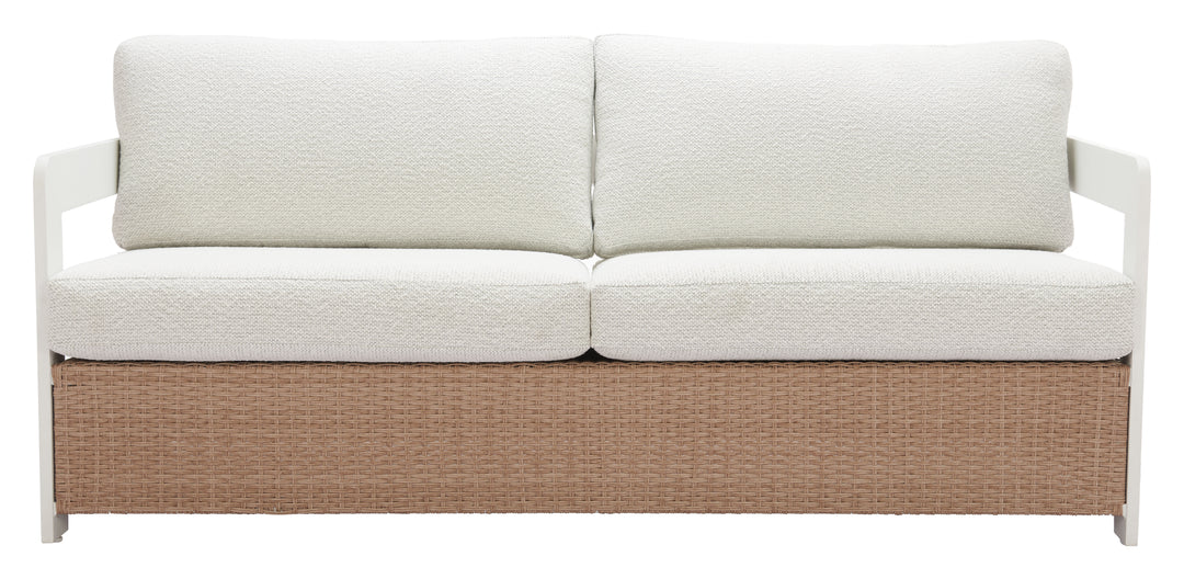 Zuo Gelo Sofa White & Brown