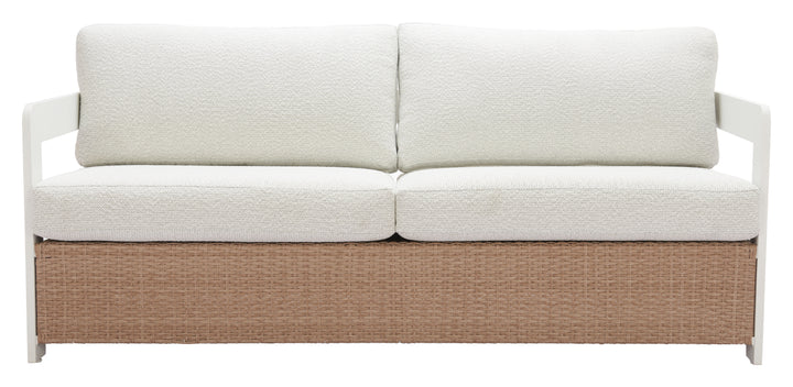 Zuo Gelo Sofa White & Brown