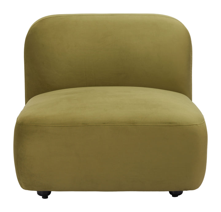 Zuo Biak Middle Chair Green